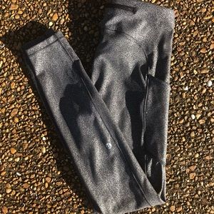 Lululemon Black Shimmer Leggings 